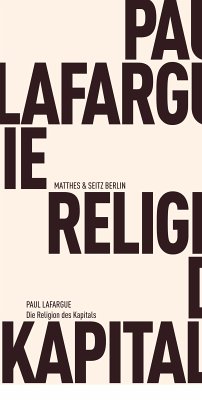 Die Religion des Kapitals (eBook, ePUB) - Lafargue, Paul