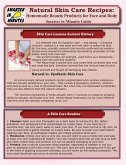 Skin CareNatural Homemade Skin Care Recipes (eBook, PDF) Skin CareNatural Homemade Skin Care Recipes (eBook, PDF)