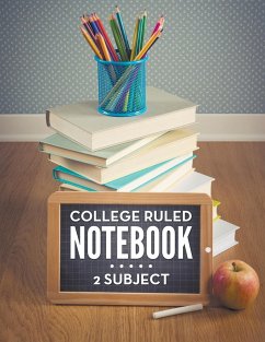 College Ruled Notebook - 2 Subject - Publishing Llc, Speedy