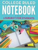 College Ruled Notebook - 3 Subject For Students