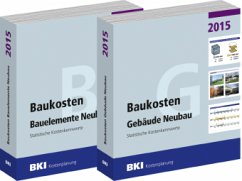 Cover Gebäude + Bauelemente Neubau, 2 Bde. / BKI Baukosten 2015