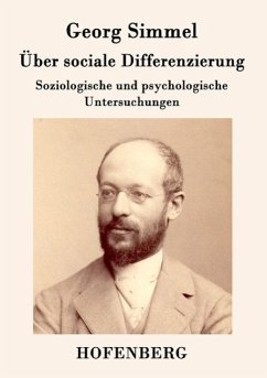 Über sociale Differenzierung - Georg Simmel