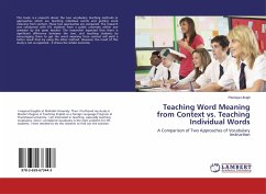 Teaching Word Meaning from Context vs. Teaching Individual Words