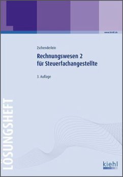 Lösungsheft / Rechnungswesen für Steuerfachangestellte Bd.2 - Zschenderlein, Oliver