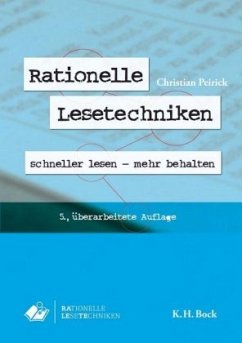 Rationelle Lesetechniken - Peirick, Christian