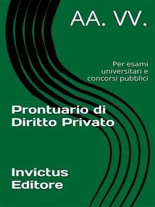Prontuario di diritto privato (eBook, ePUB) - VV., AA.