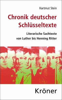 Chronik deutscher Schlüsseltexte (eBook, PDF) - Stein, Hartmut