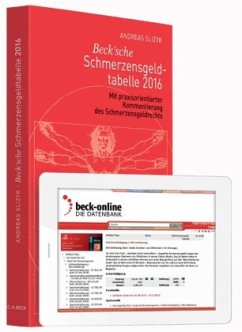 Beck'sche Schmerzensgeld-Tabelle 2016 - Slizyk, Andreas