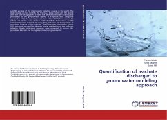 Quantification of leachate discharged to groundwater:modeling approach