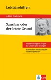 Klett Lektürehilfen - Alfred Andersch, Sansibar oder der letzte Grund (eBook, ePUB)