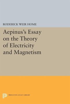Cover Aepinus's Essay on the Theory of Electricity and Magnetism