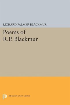 Poems of R.P. Blackmur - Blackmur, Richard Palmer