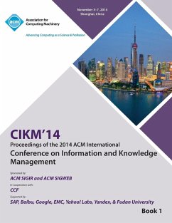 CIKM 14, ACM International Conference on Information and Knowledge Management V1 - Cikm Conference Committee