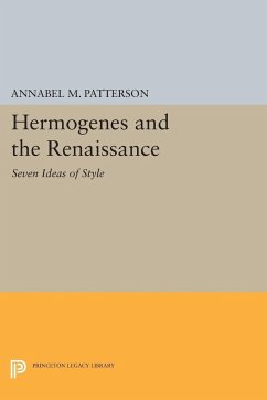 Hermogenes and the Renaissance - Patterson, Annabel M.