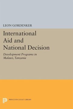 International Aid and National Decision - Gordenker, Leon