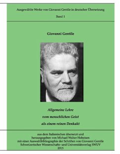 Gentile-Edition, Band 1 - Gentile, Giovanni