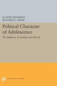 Political Character of Adolescence - Jennings, M. Kent; Niemi, Richard G.