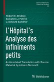 L¿Hôpital's Analyse des infiniments petits
