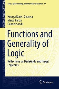 Functions and Generality of Logic - Benis-Sinaceur, Hourya;Panza, Marco;Sandu, Gabriel