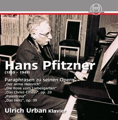Hans Pfitzner-Paraphrasen Zu Seinen Opern - Urban,Ulrich