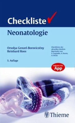 Checkliste Neonatologie - Genzel-Boroviczeny, Orsoly;Roos, Reinhard
