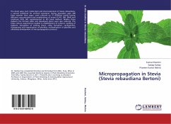 Micropropagation in Stevia (Stevia rebaudiana Bertoni) - Rashmi, Kumari;Mishra, Praveen Kumar;Sahay, Sanjay