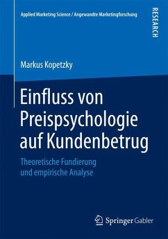 Einfluss von Preispsychologie auf Kundenbetrug - Kopetzky, Markus