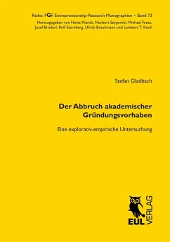 Der Abbruch akademischer Gründungsvorhaben Der Abbruch akademischer Gründungsvorhaben