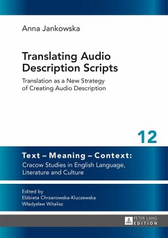Translating Audio Description Scripts - Jankowska, Anna