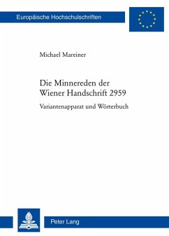 Die Minnereden der Wiener Handschrift 2959 - Mareiner, Michael