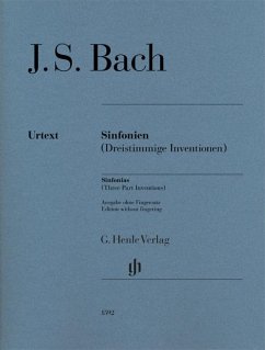 Sinfonien (Dreistimmige Inventionen) für Klavier zu zwei Händen - Johann Sebastian Bach - Sinfonien (Dreistimmige Inventionen)