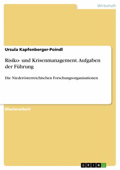 Risiko- und Krisenmanagement. Aufgaben der Führung (eBook, PDF)