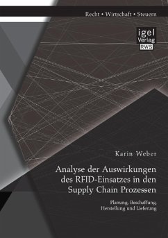 Analyse der Auswirkungen des RFID-Einsatzes in den Supply Chain Prozessen: Planung, Beschaffung, Herstellung und Lieferung - Weber, Karin
