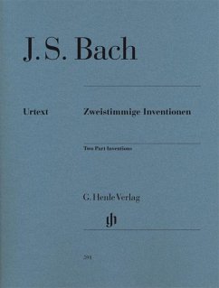 Zweistimmige Inventionen für Klavier zu zwei Händen. Revidierte Ausgabe von HN 169 - Johann Sebastian Bach - Zweistimmige Inventionen