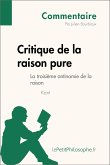 Critique de la raison pure de Kant - La troisième antinomie de la raison (Commentaire) (eBook, ePUB)