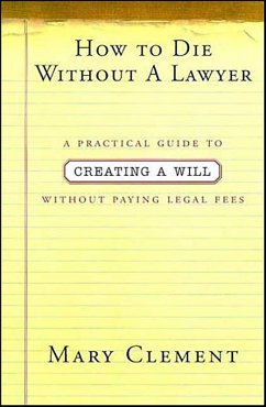 Cover How to Die Without a Lawyer (eBook, ePUB)