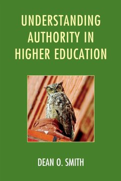Cover Understanding Authority in Higher Education (eBook, ePUB)