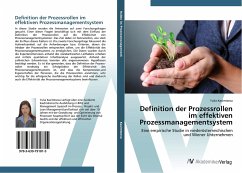 Definition der Prozessrollen im effektiven Prozessmanagementsystem