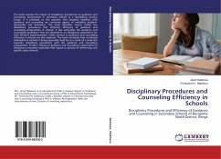 Disciplinary Procedures and Counseling Efficiency in Schools