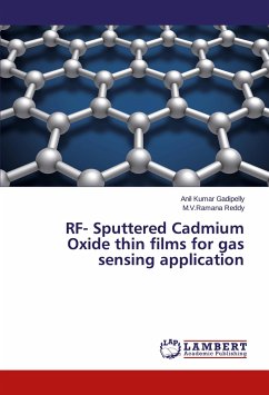 RF- Sputtered Cadmium Oxide thin films for gas sensing application - Gadipelly, Anil Kumar;Reddy, M.V.Ramana