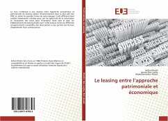 Le leasing entre l¿approche patrimoniale et économique - Dhahri, Sofien;Ben Lagha, Aymen;Ben Aouali, Abdelhamid