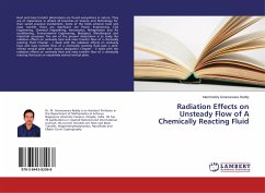 Radiation Effects on Unsteady Flow of A Chemically Reacting Fluid