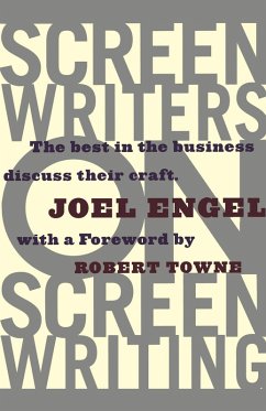 Screenwriters on Screen-Writing (eBook, ePUB) - Engel, Joel