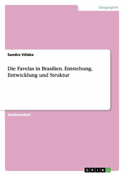 Die Favelas in Brasilien. Entstehung, Entwicklung und Struktur - Völzke, Sandra