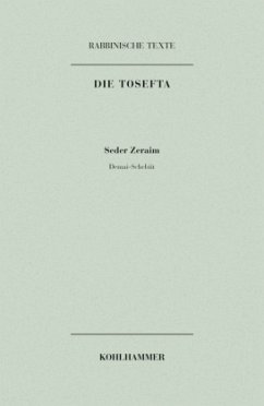 Cover Rabbinische Texte, Erste Reihe: Die Tosefta. Band I: Seder Zeraim