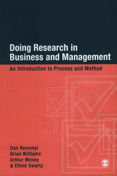 Doing Research in Business and Management (eBook, PDF) - Remenyi, Dan; Williams, Brian; Money, Arthur; Swartz, Ethne