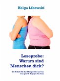 Leseprobe: Warum sind Menschen dick? (eBook, ePUB)