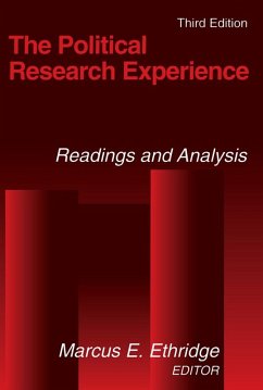 The Political Research Experience (eBook, PDF) - Ethridge, Marcus E.