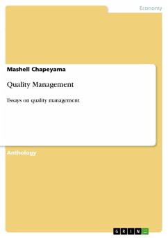 Quality Management (eBook, ePUB) - Chapeyama, Mashell
