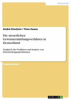 Die steuerlichen Gewinnermittlungsverfahren in Deutschland (eBook, ePUB) - Klocksin, André; Haase, Timo
